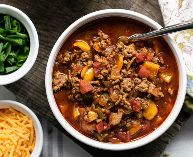 Warm up with chili